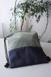 Kids Drawstrings Bag - Blue and Purple (Handmade in Japan)